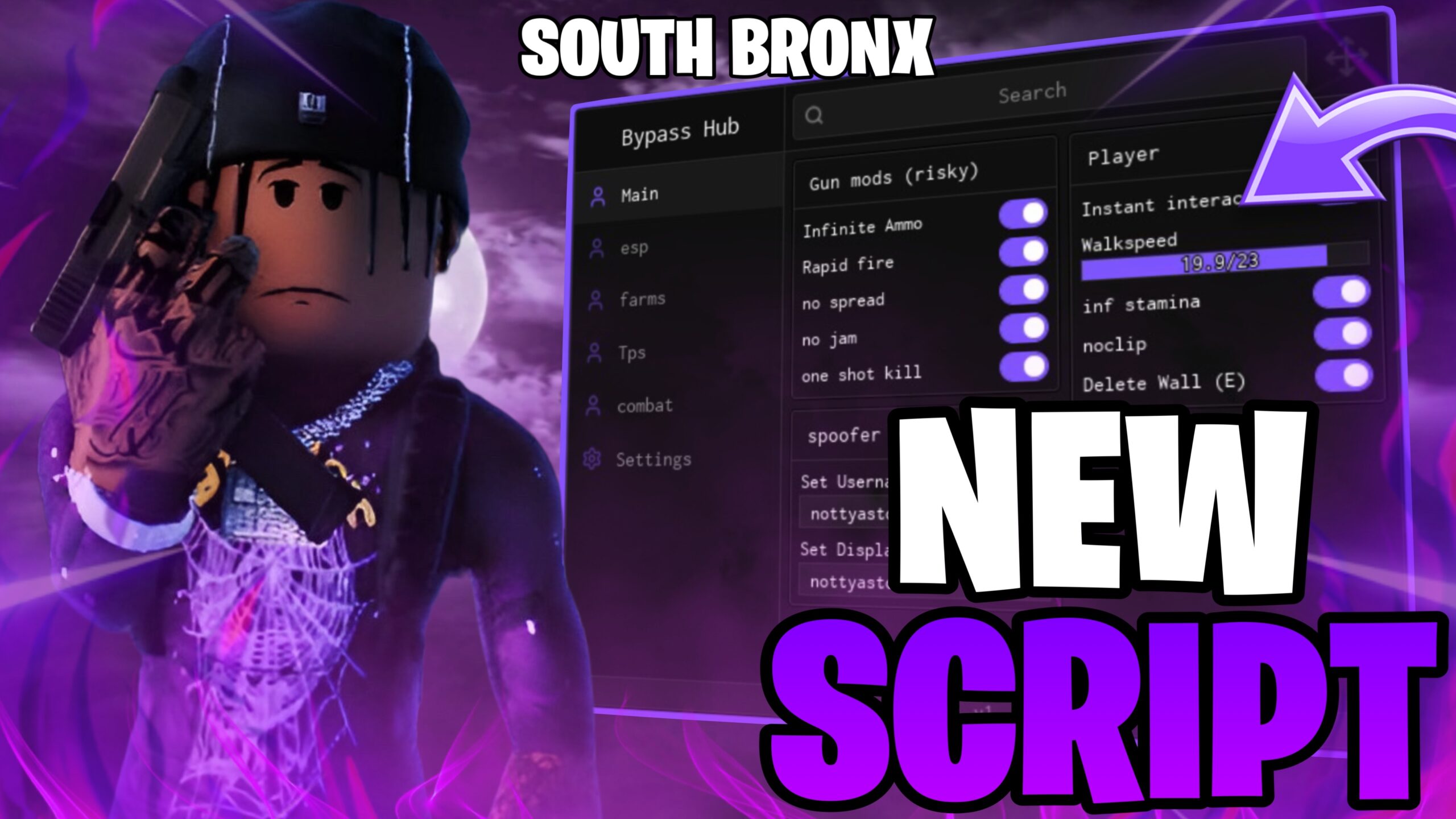 🔥 South Bronx SCRIPT | Auto Farm, Gun Mods, ESP !! (FREE)