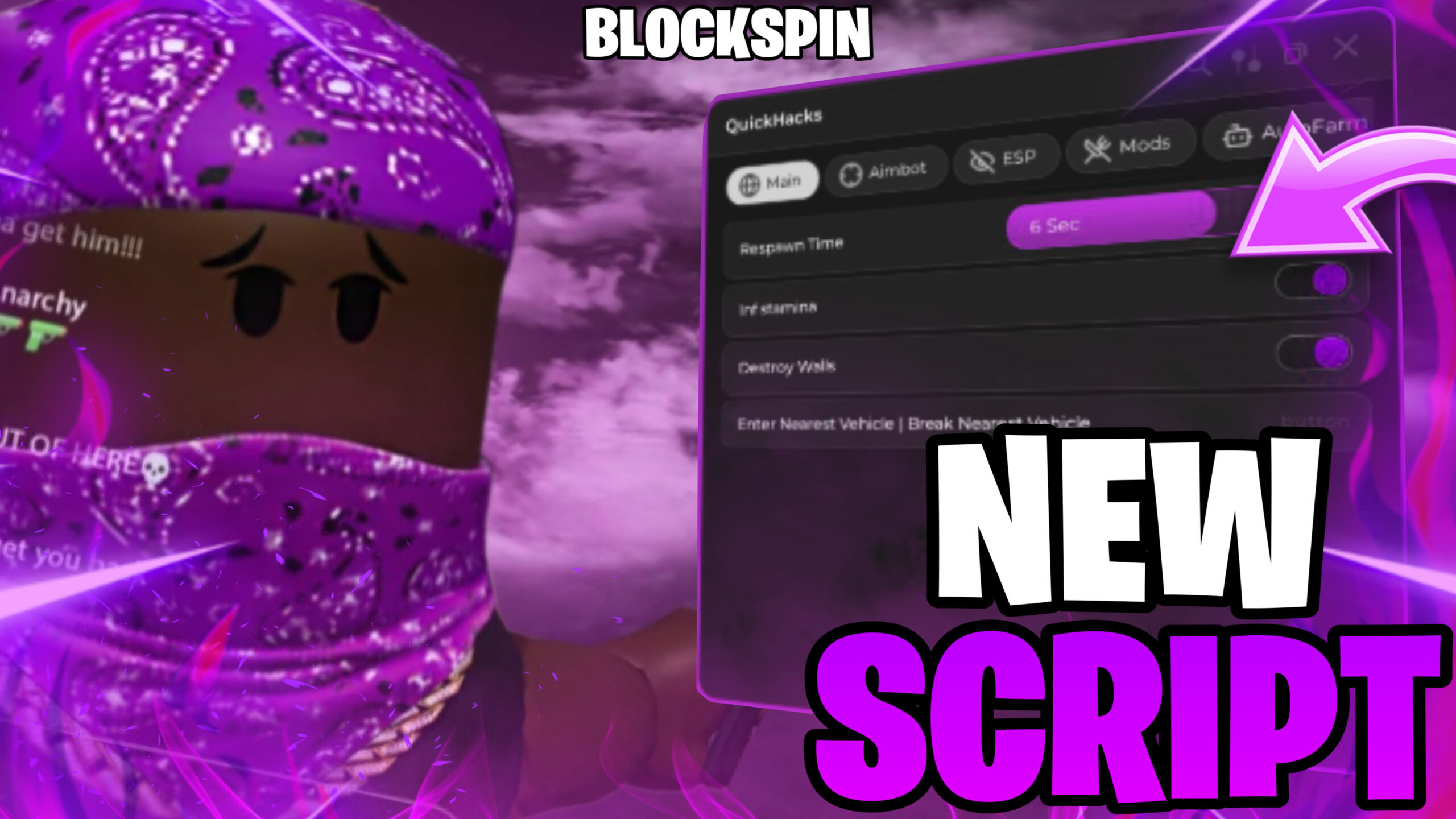 🔥 BlockSpin SCRIPT | Auto Farm, Gun Mods, Aimbot !! (FREE)