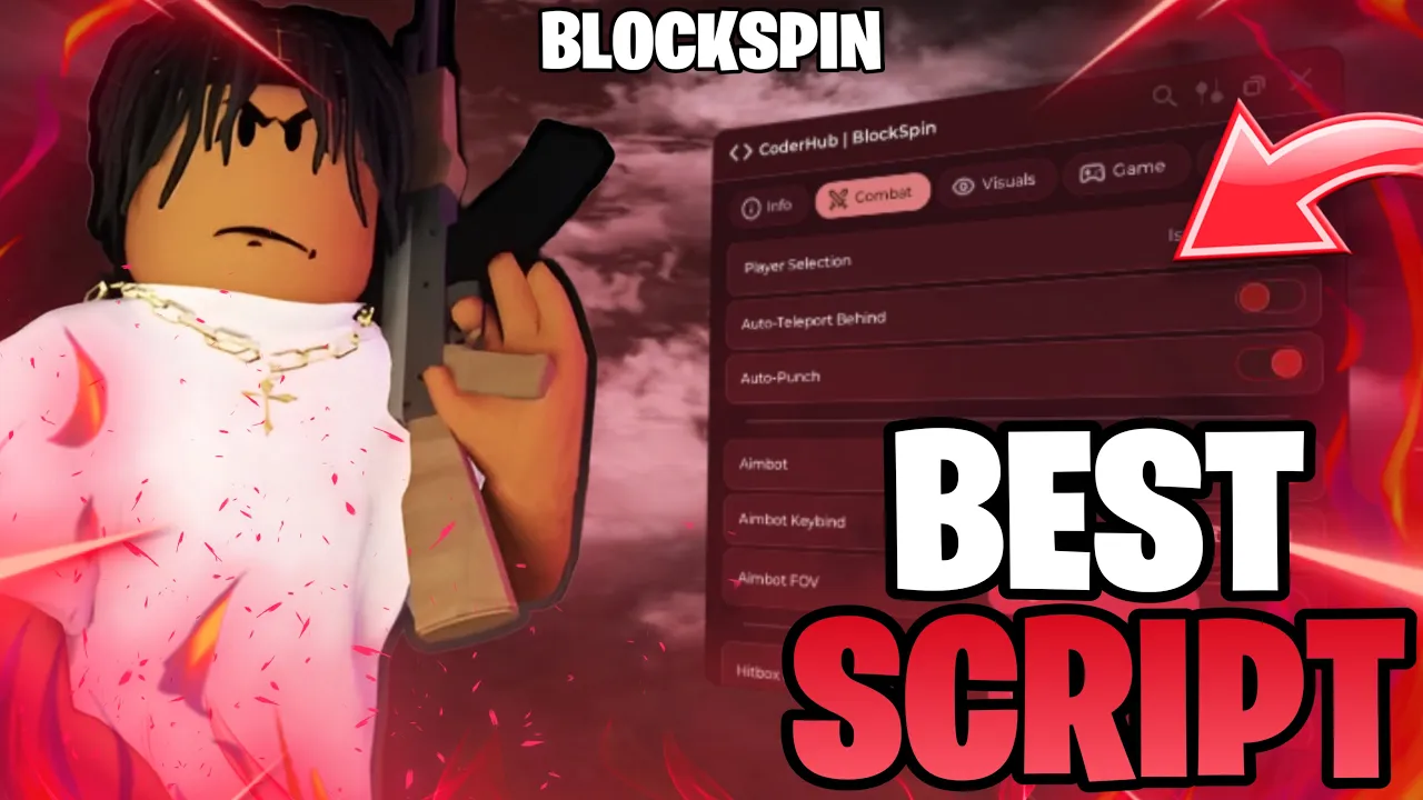 🔥 BlockSpin SCRIPT | Auto Farm, Aimbot, Teleports !! (FREE)