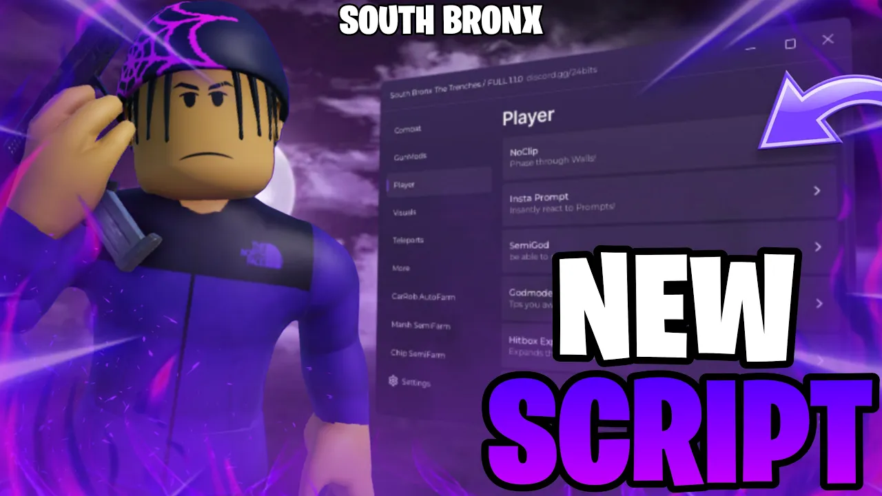 🔥 South Bronx SCRIPT | Auto Farm, Silent Aim, Gun Mods !! (FREE)