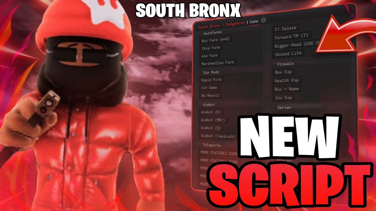 🔥 South Bronx SCRIPT | Auto Farm, Aimbot, Gun Mods !! (FREE)
