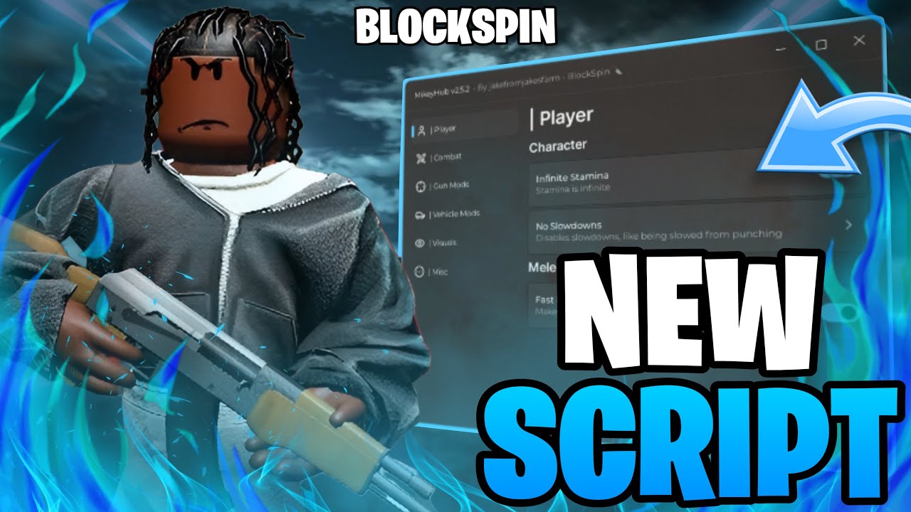 🔥 BlockSpin SCRIPT | Aimbot, Infinite Stamina, Gun Mods !! (FREE)