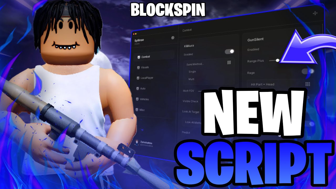 🔥 BlockSpin SCRIPT | Kill Aura, Infinite Stamina, ESP !! (BEST)