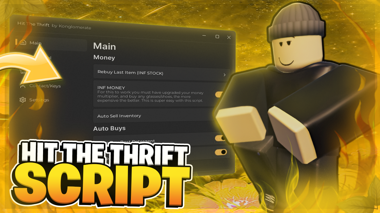 🔥 Hit The Thrift SCRIPT | Inf Money, Auto Sell, Teleports !! (FREE)