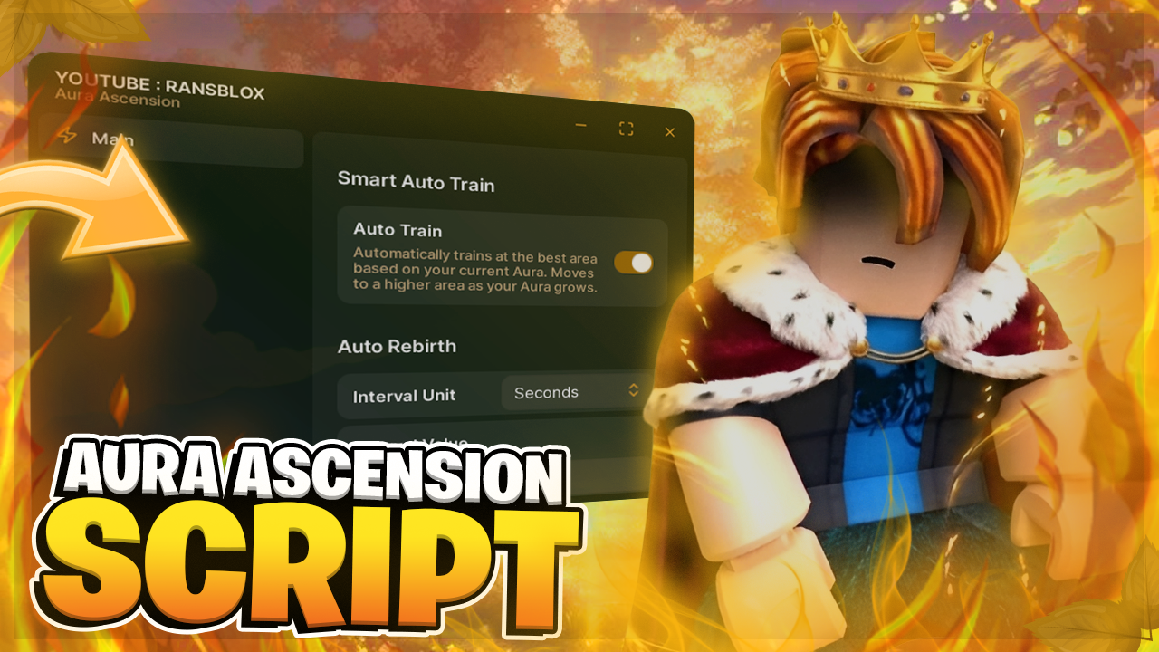 🔥 Aura Ascension SCRIPT | Auto Train, Auto Rebirth !! (FREE)
